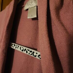 LOFT Women's Dusty Rose Cardigan